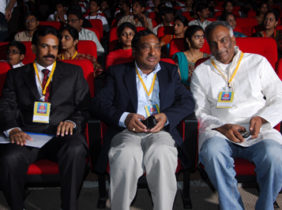 With Sri Tammareddy – Indian film producer and director and Sri DN Reddy – Director of ESCI.